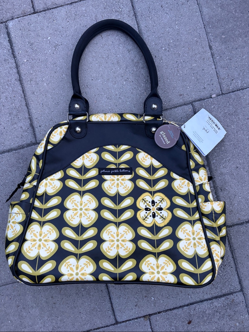 Petunia pickle bottom NEW sashay satchel READ